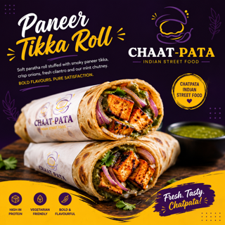 Paneer Kathi Roll